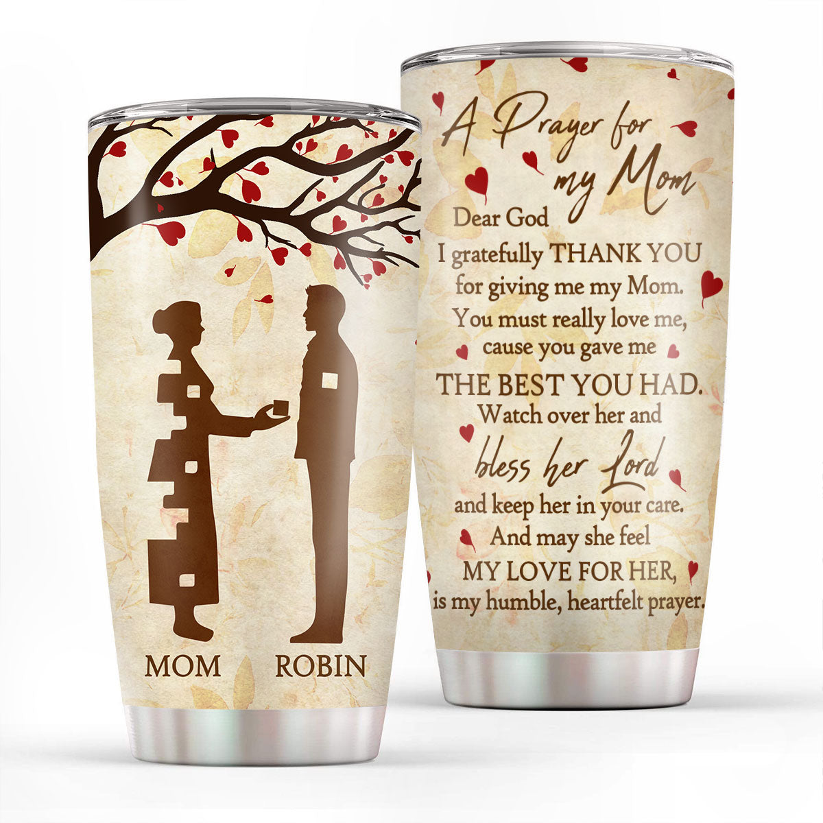 Jesuspirit | Meaningful Gift For Worship Mom | Personalized Stainless Steel Tumbler 20oz For Mother's Day SSTHN698