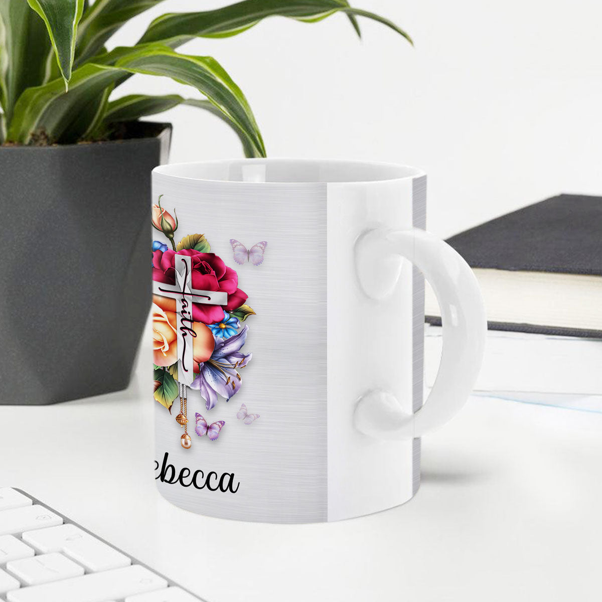 I Can Only Imagine - Unique Personalized Cross White Ceramic Mug HH175C