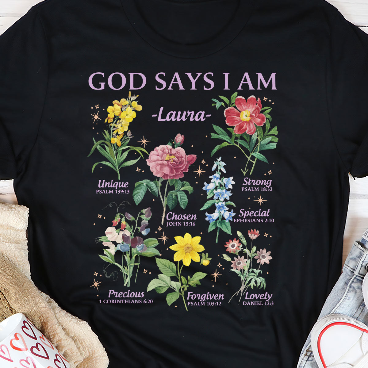 God Says I Am | Personalized Classic Unisex T-shirt