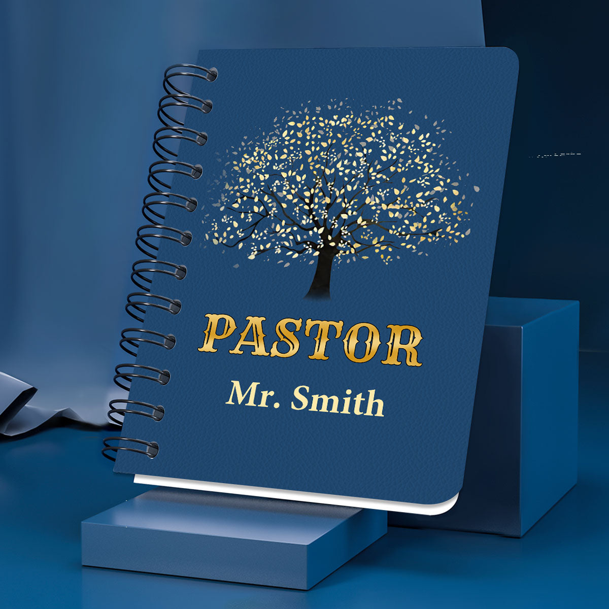 Jesuspirit | Religious Gift For Christian People | Thank You Pastor | Personalized Spiral Journal SJNAM1002A