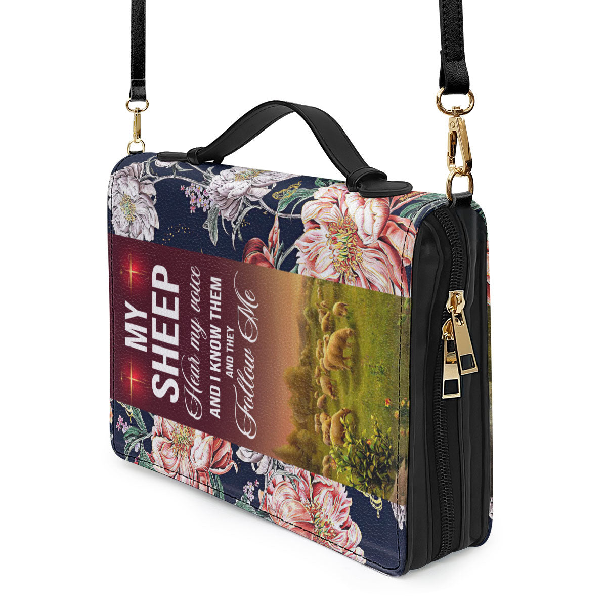 Glorious Personalized Bible Cover | My Sheep Hear My Voice