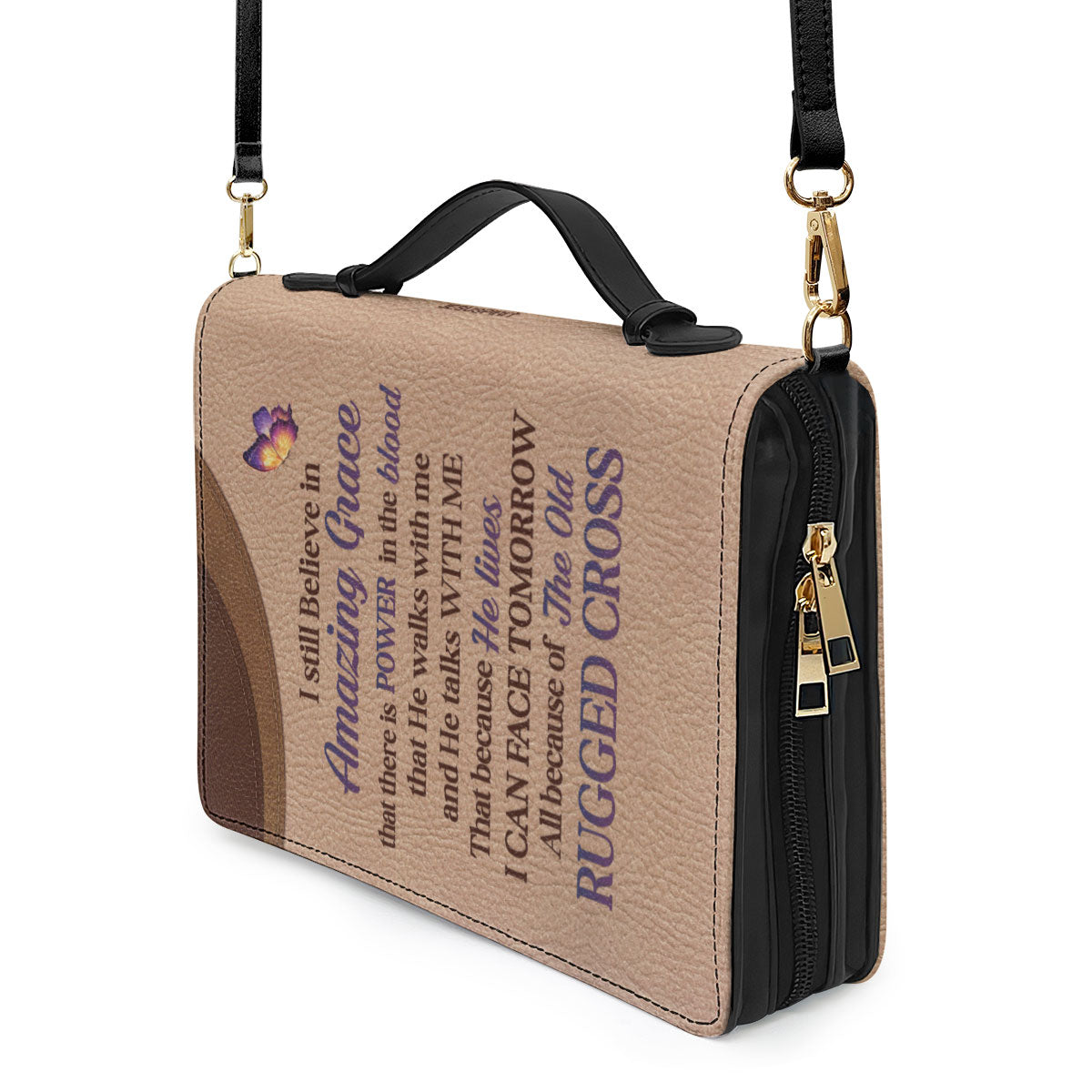 Gorgeous Personalized Bible Cover - I Still Believe In Amazing Grace NUH269A