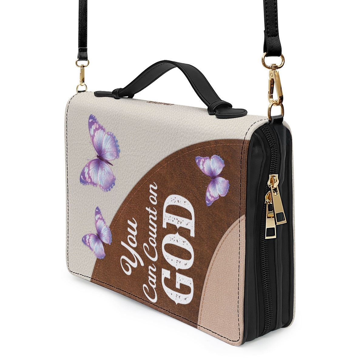 Jesuspirit Personalized Bible Cover | Gift For Women's Ministry | Zippered Bible Case With Name NUH332