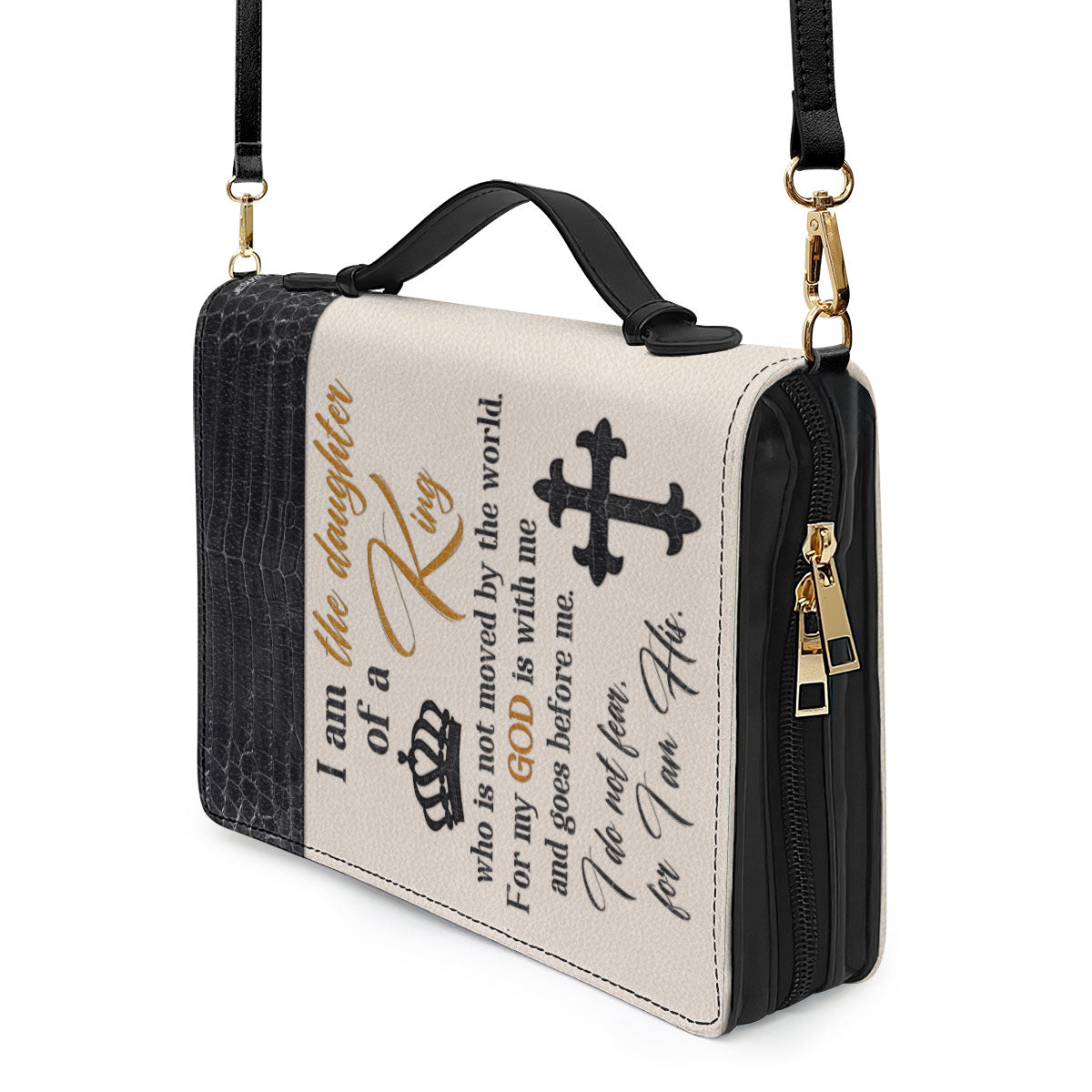 For My God Is With Me And Goes Before Me - Personalized Bible Cover NUHN314