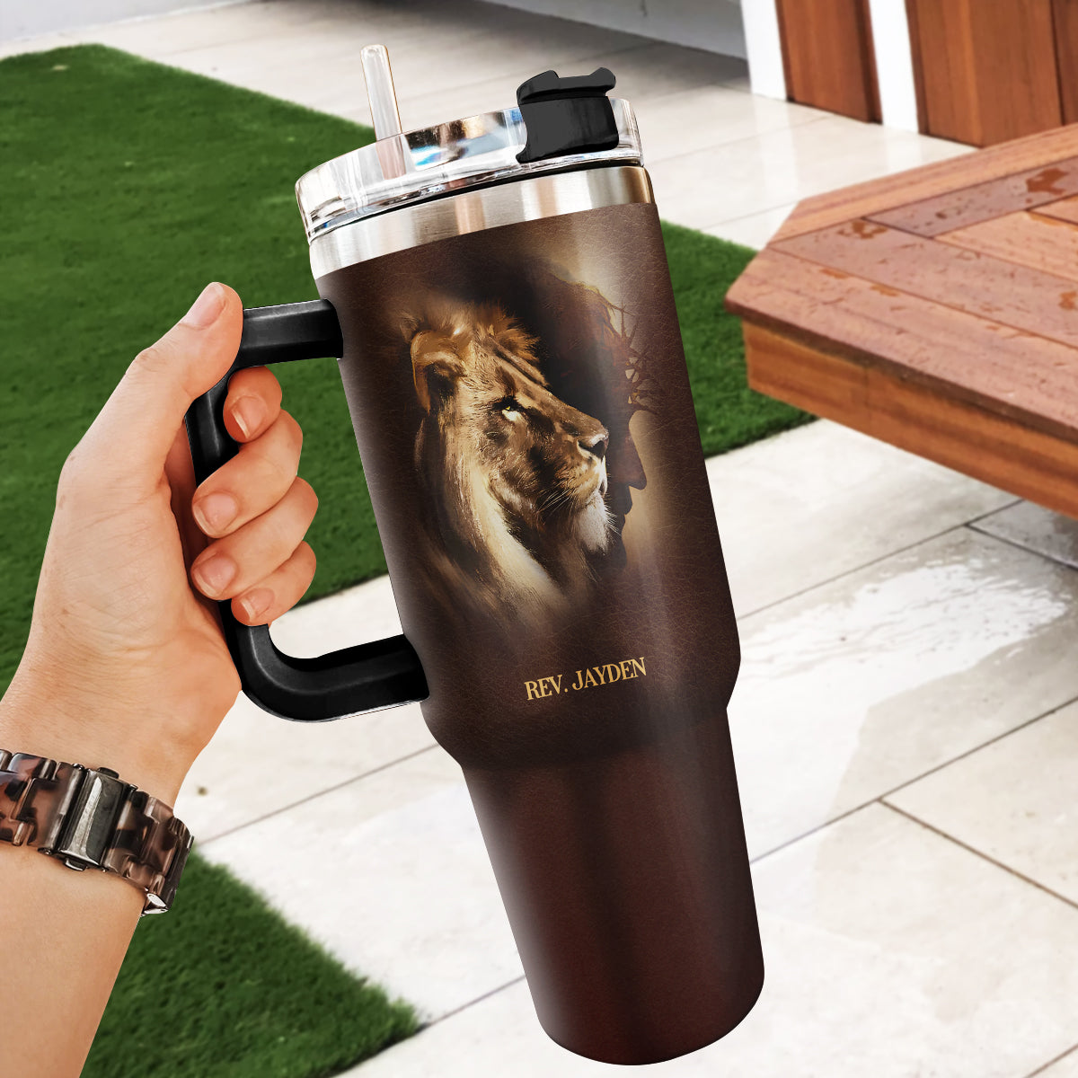 Pastor Preacher Anointing Shepherd Teacher Obedience Righteousness | Personalized Stainless Steel Tumbler JSSSTPTN1178M