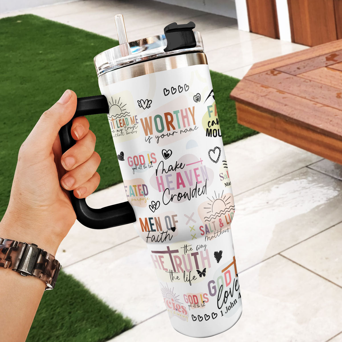 My Daily Reminders | Personalized Stainless Steel Tumbler JSSSTHLPA1554L