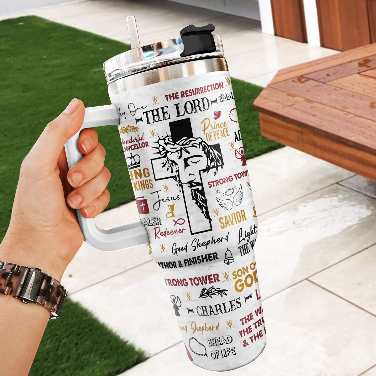 Jesus The Lord Of Lords | Personalized Stainless Steel Tumbler JSSSTPT2474D