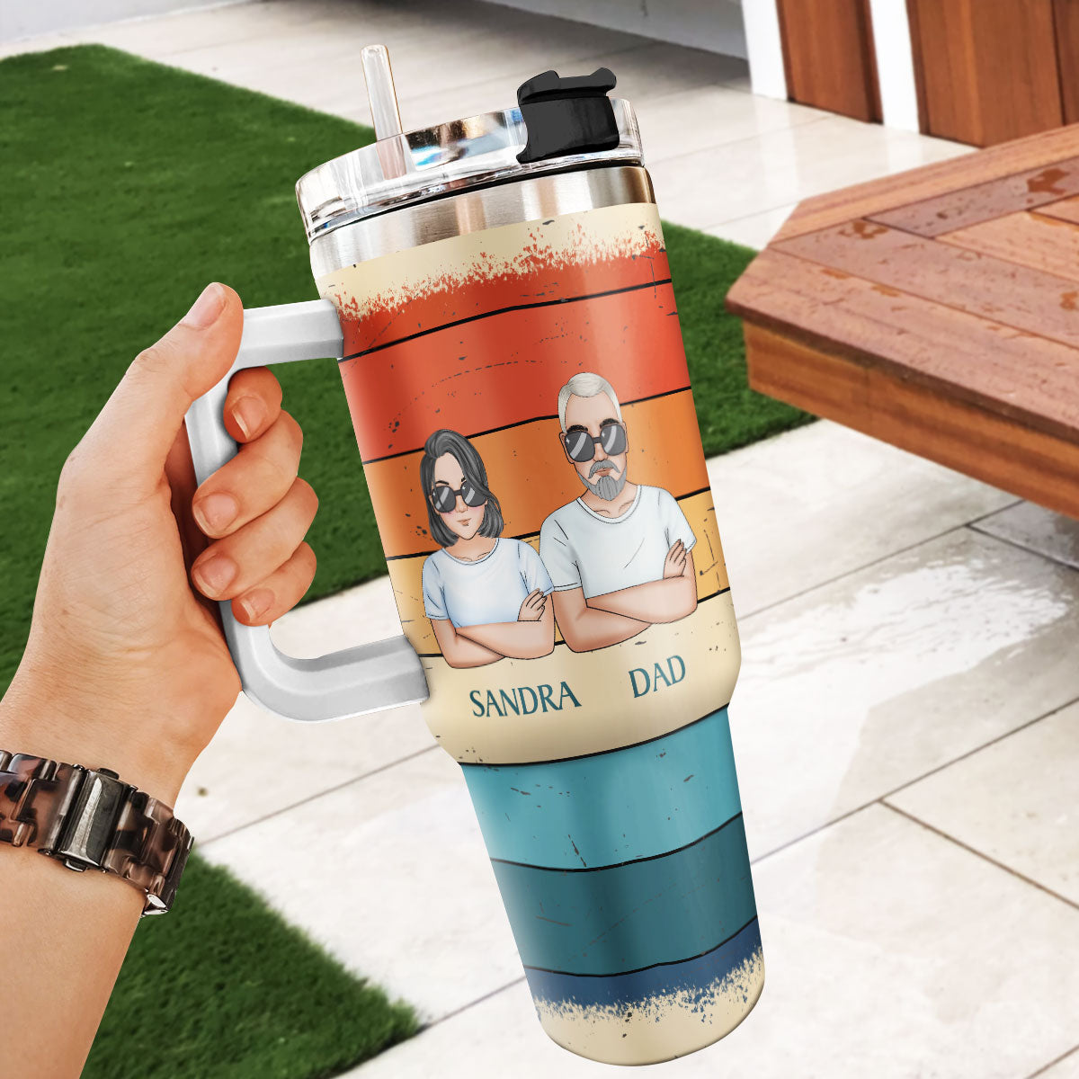 Like Father Like Daughter/Son | Personalized Stainless Steel Tumbler JSSSTH847