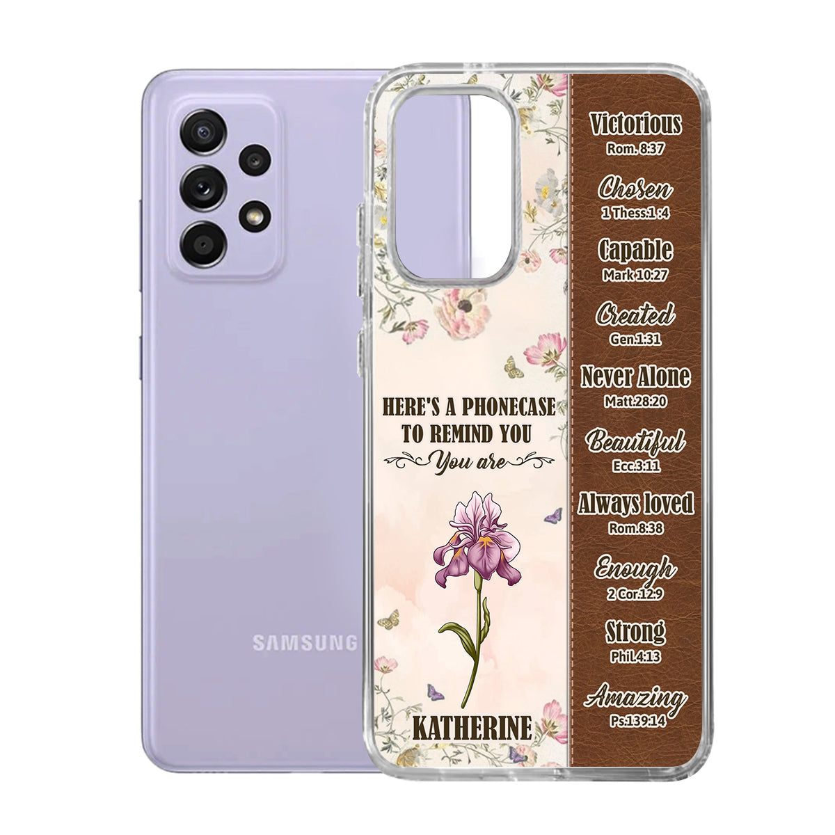 Here's A Phone Case To Remind You | Personalized Clear Silicone Phone Case
