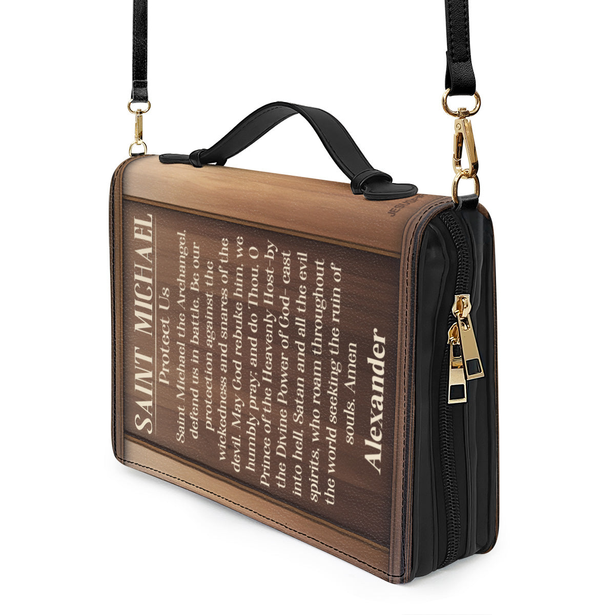 Saint Michael The Archangel | Personalized Bible Cover JSBCPTN1134M