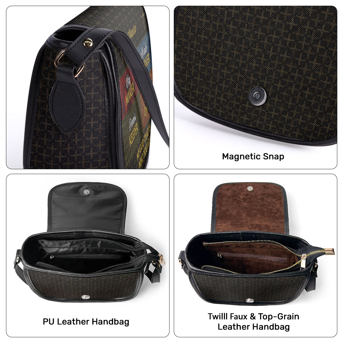 Way Maker - Personalized Leather Saddle Bag LHBM727