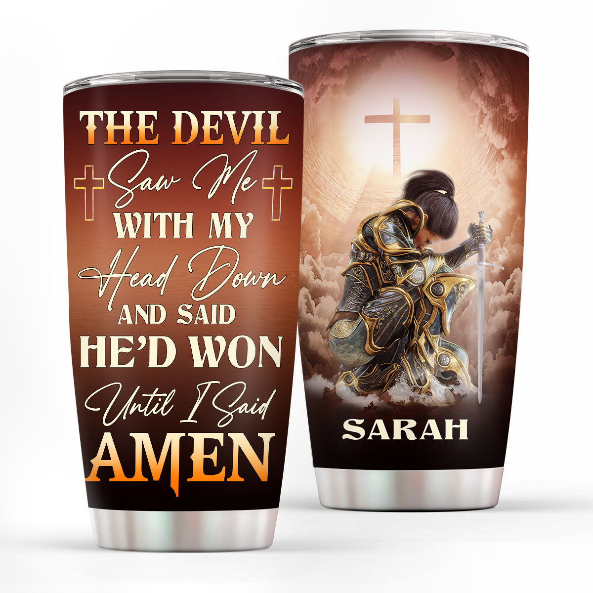 Stainless Steel Tumbler | Until I Said Amen