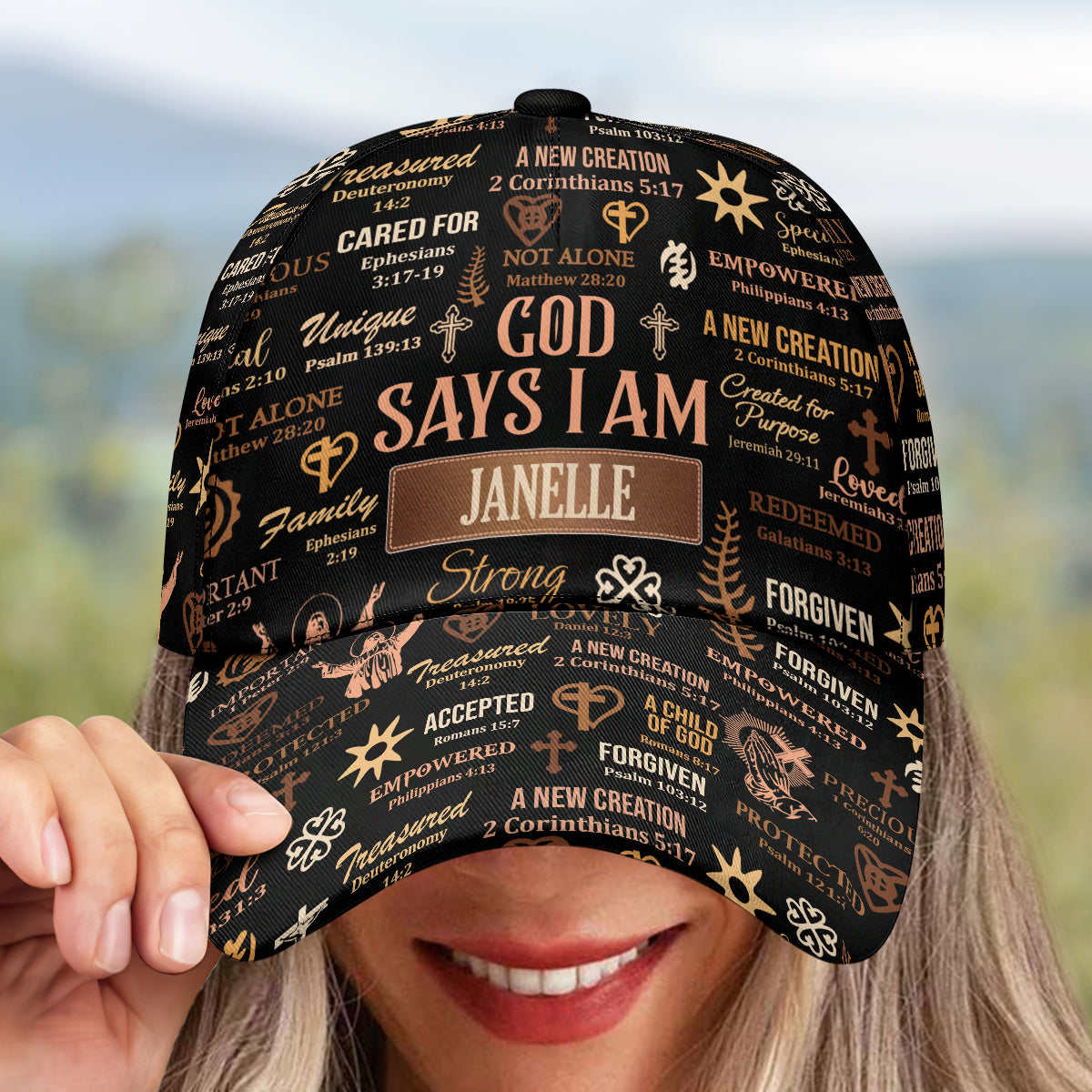 God Says I Am | Personalized Classic Cap