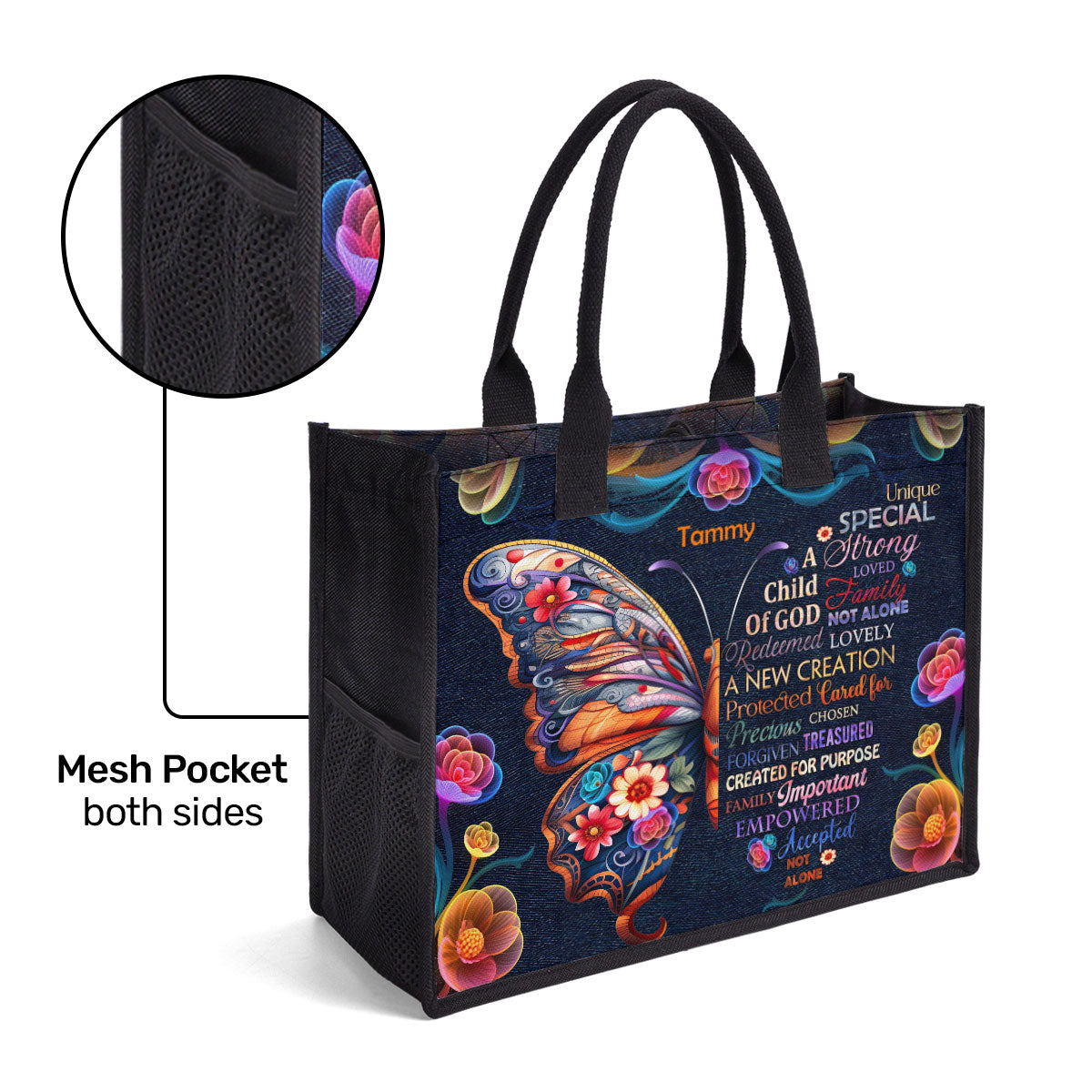 A Child Of God - Personalized New Canvas Tote Bag CTBM719