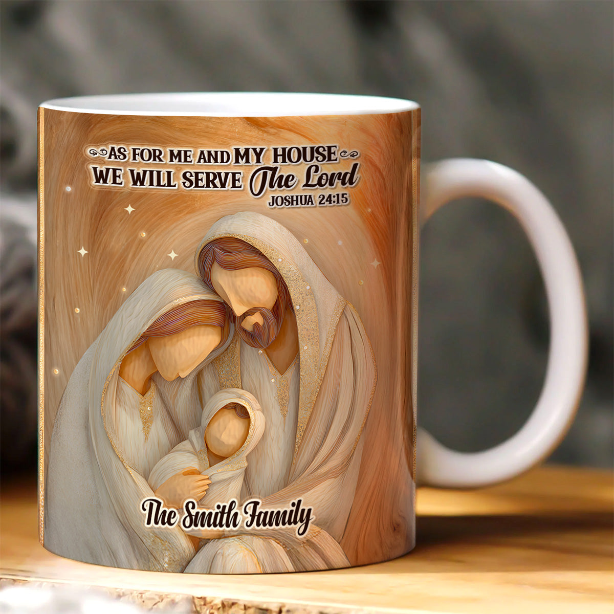 Personalized Gift For Family - As For Me And My House We Will Serve The ...