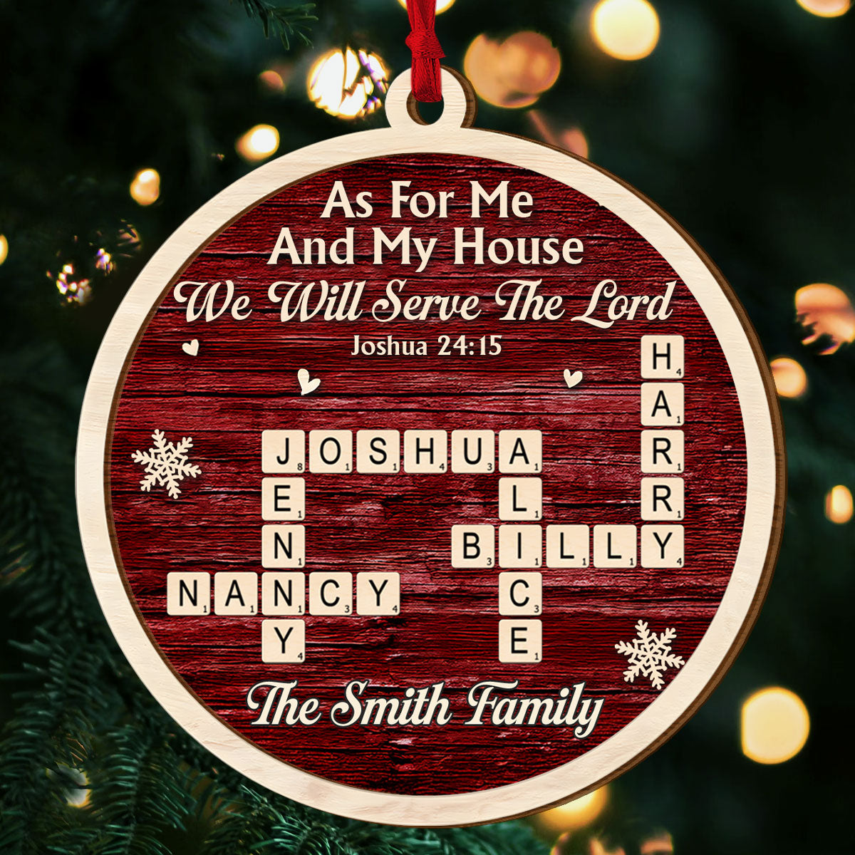 Gift For Family - As For Me And My House We Will Serve The Lord ...