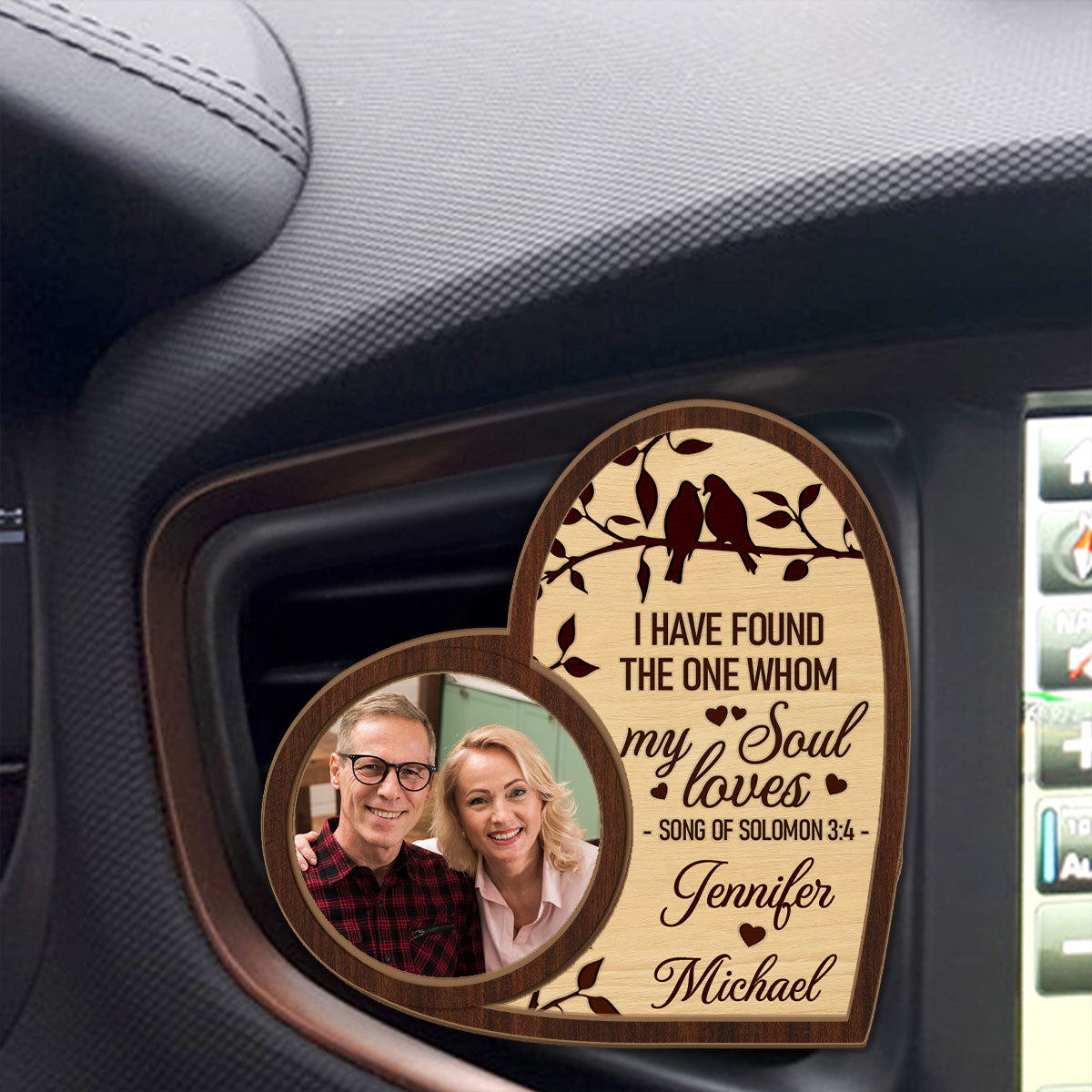 I Have Found The One Whom My Soul Loves | Personalized Car Visor Clip