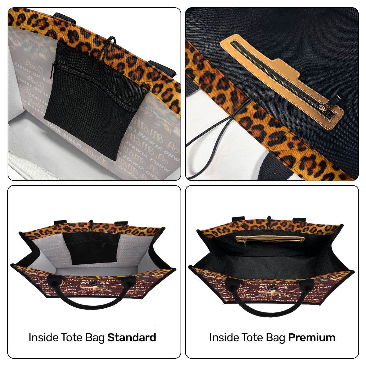To My Loving Mom - Personalized New Canvas Tote Bag CTBM01