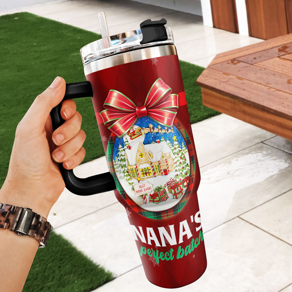 Nana's Perfect Batch | Personalized Stainless Steel Tumbler