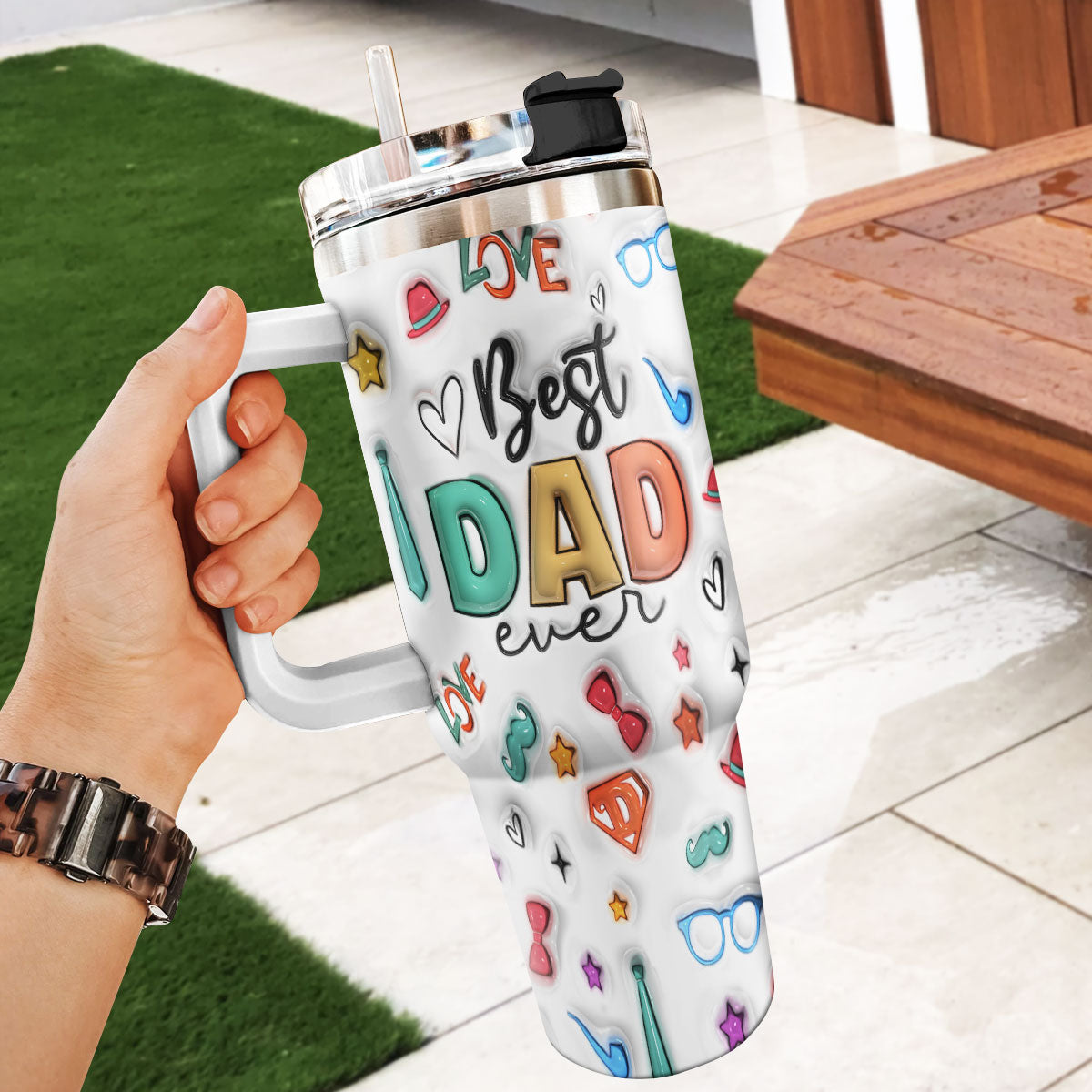 Best Dad Ever | Personalized Stainless Steel Tumbler SSTH840