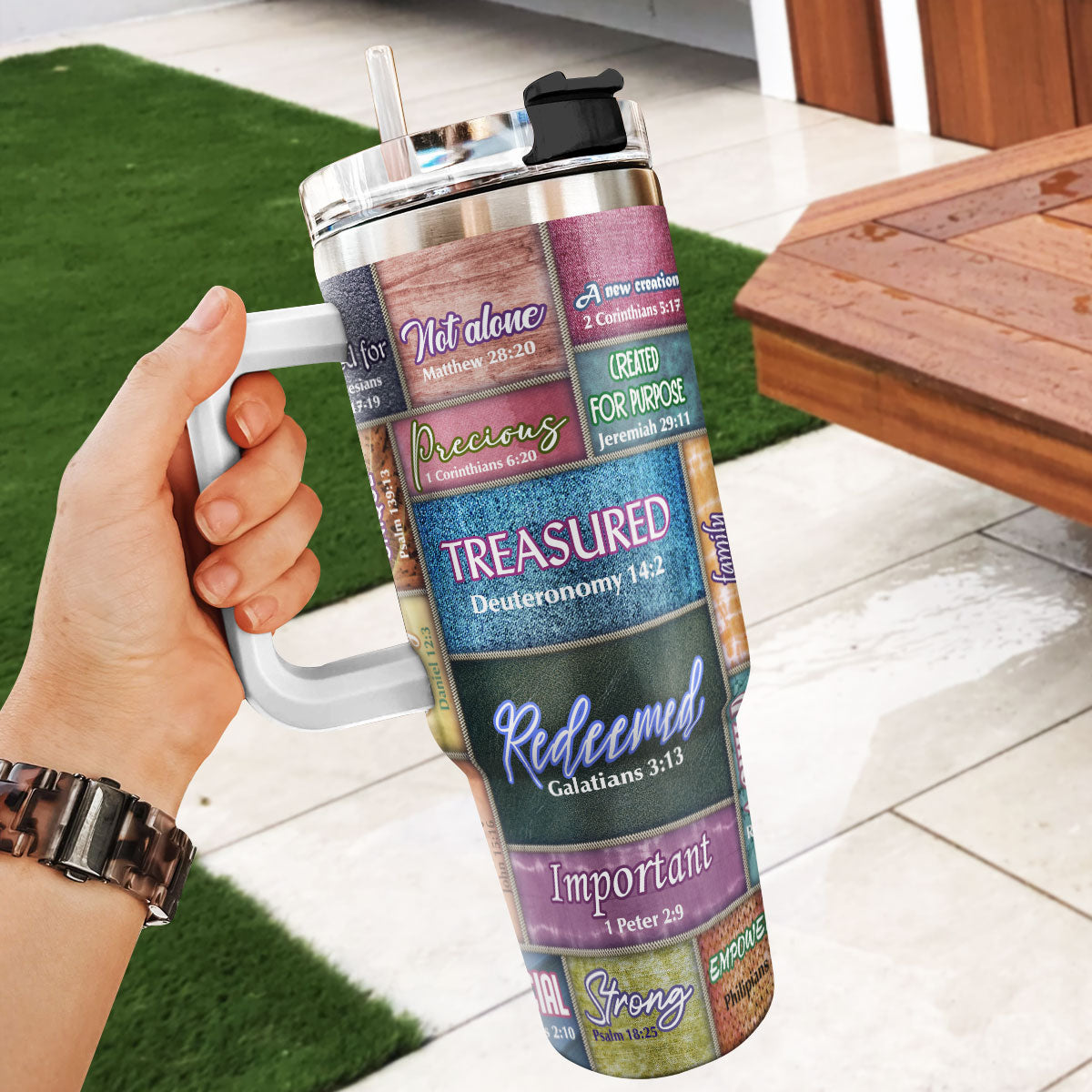 I Am Leather | Personalized Stainless Steel Tumbler JSSSTPHA1260M