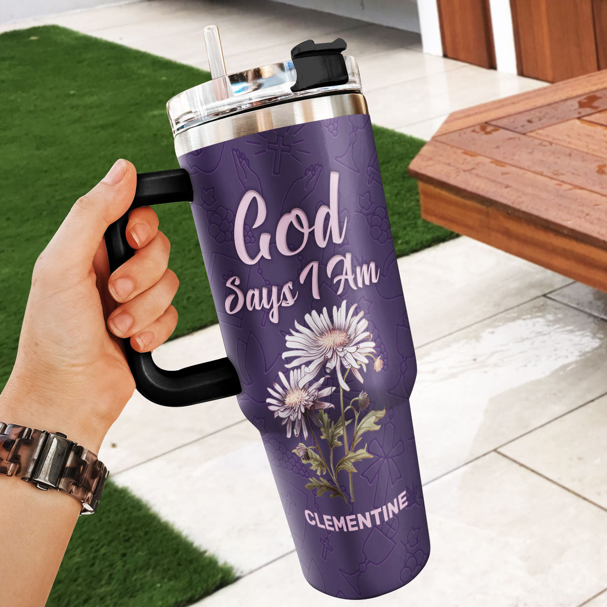 What God Says About You | Personalized Stainless Steel Tumbler JSSSTPN2867D