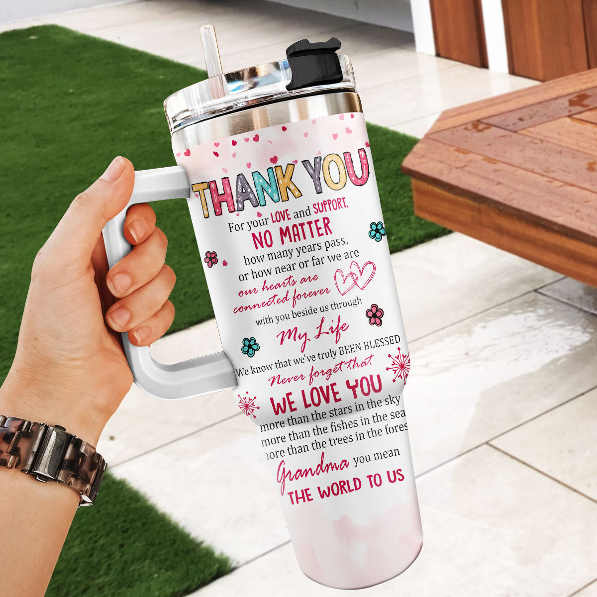 To My Nana | Personalized Stainless Steel Tumbler JSSSTPL2394D