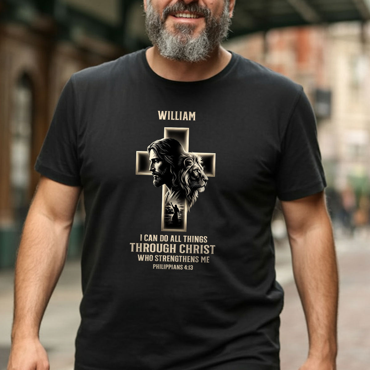 I Can Do All Things Through Christ | Personalized 2D Unisex T-shirt