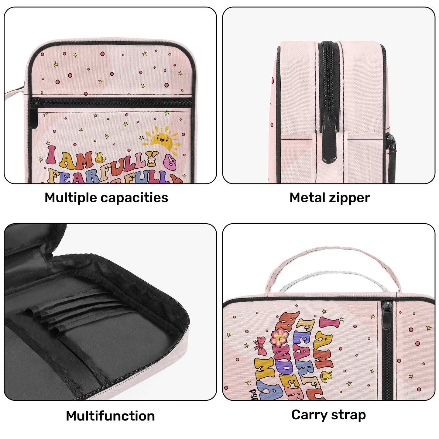 I Am Fearfully And Wonderfully Made | Personalized Kid's Bible Bag