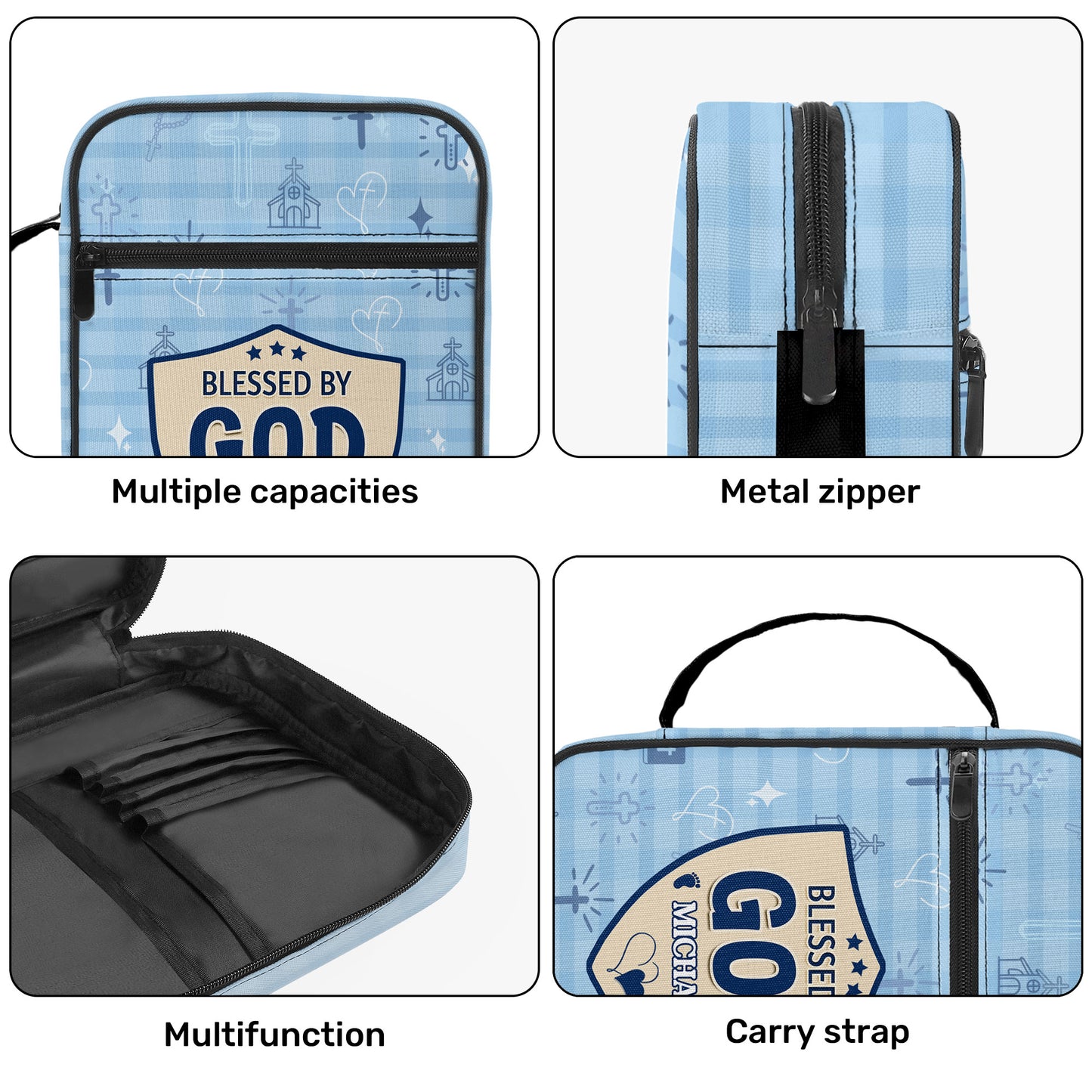 Blessed by God | Personalized Kid's Bible Bag