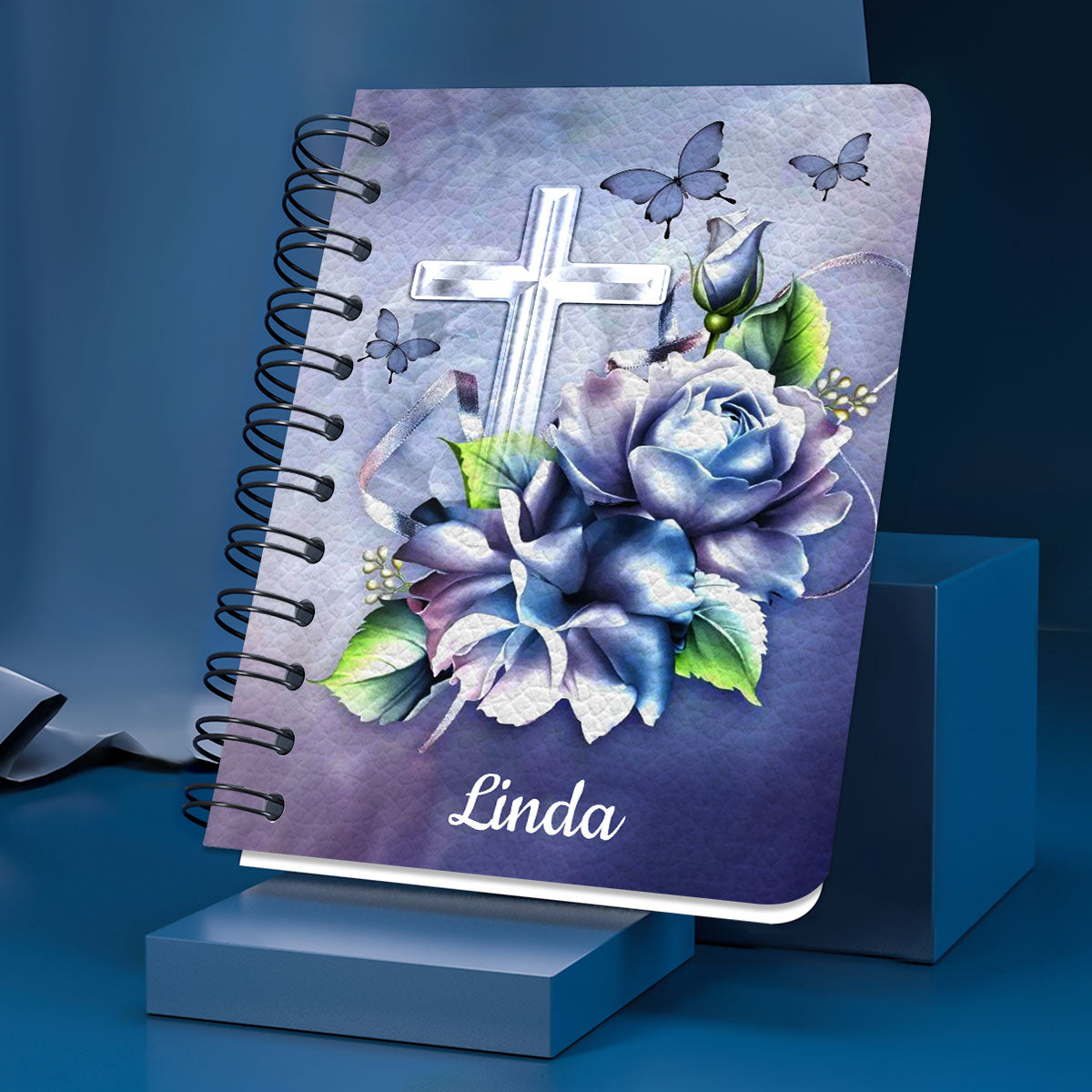 Special Personalized Spiral Journal - Blessed Is She Who Daily Imparts Nurturing Care And Kindness Of Heart NUH327