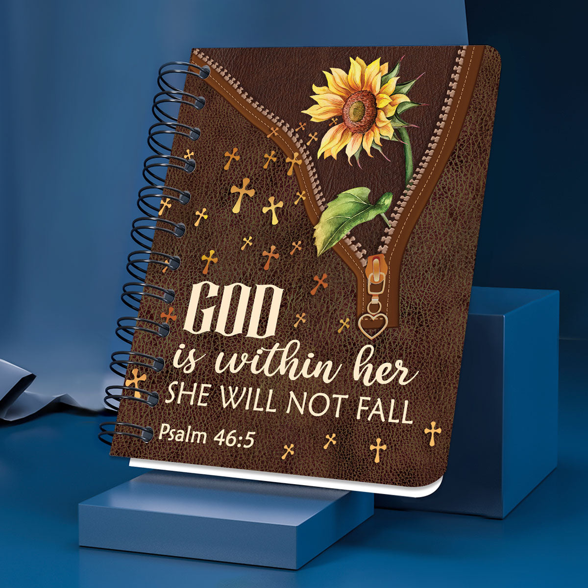 She Will Not Fall - Awesome Personalized Spiral Journal NM141A