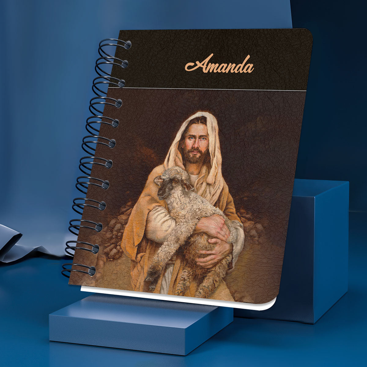 Must-Have Personalized Spiral Journal - He Left The 99 To Rescue Me NUM378