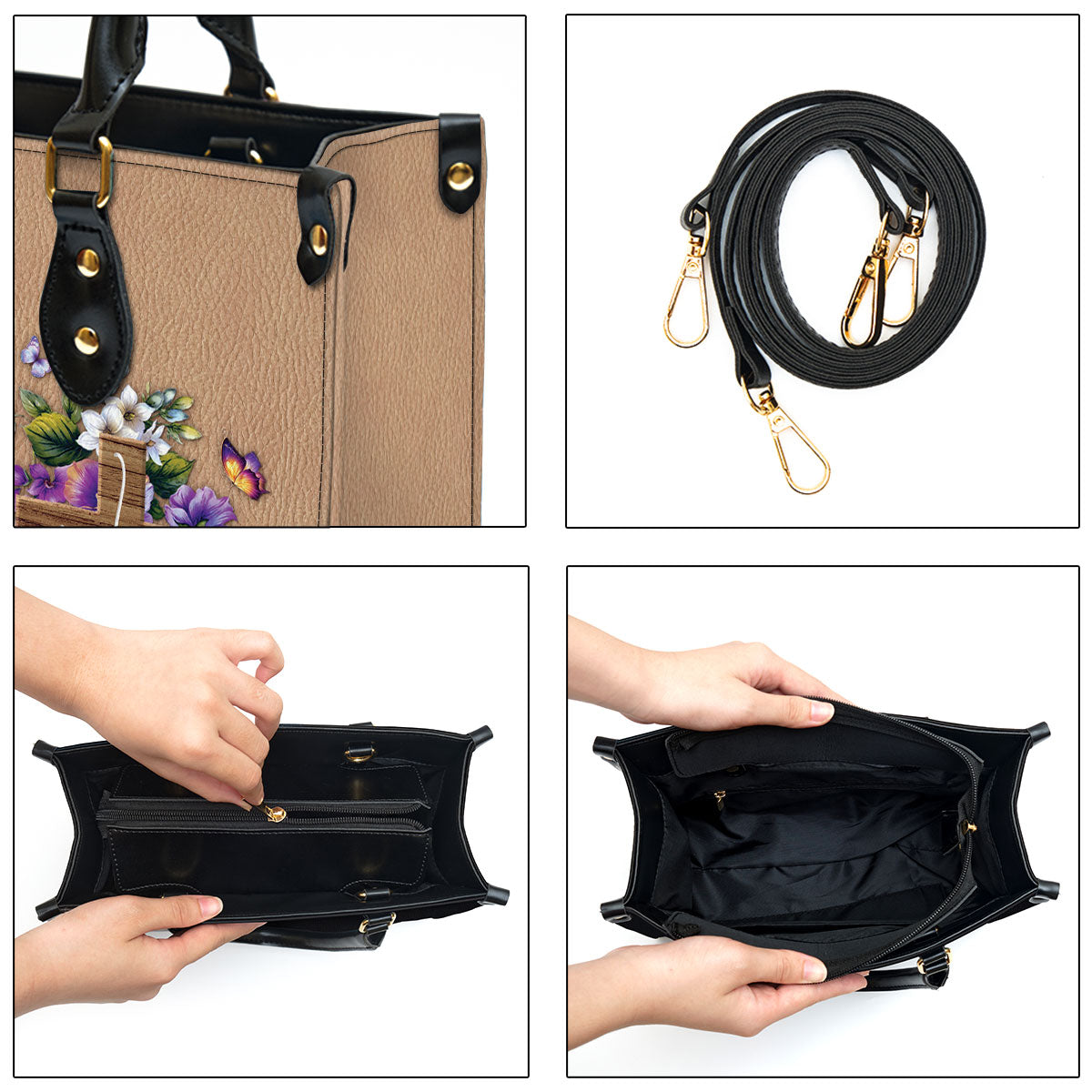 I Ordained Thee A Prophet Unto The Nations - Beautiful Personalized Leather Handbag NUH487