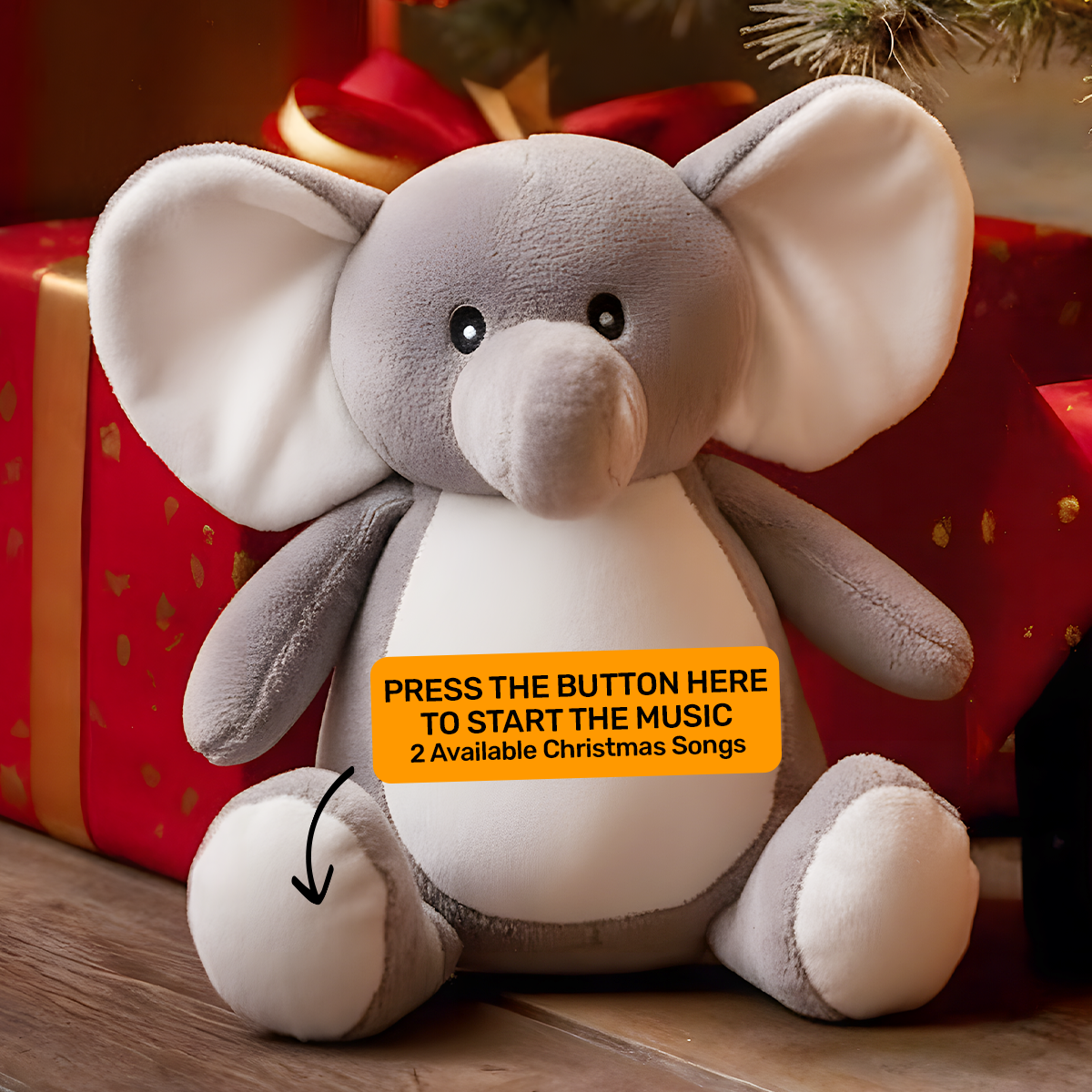 My First 4th Of July | Personalized Stuffed Elephant