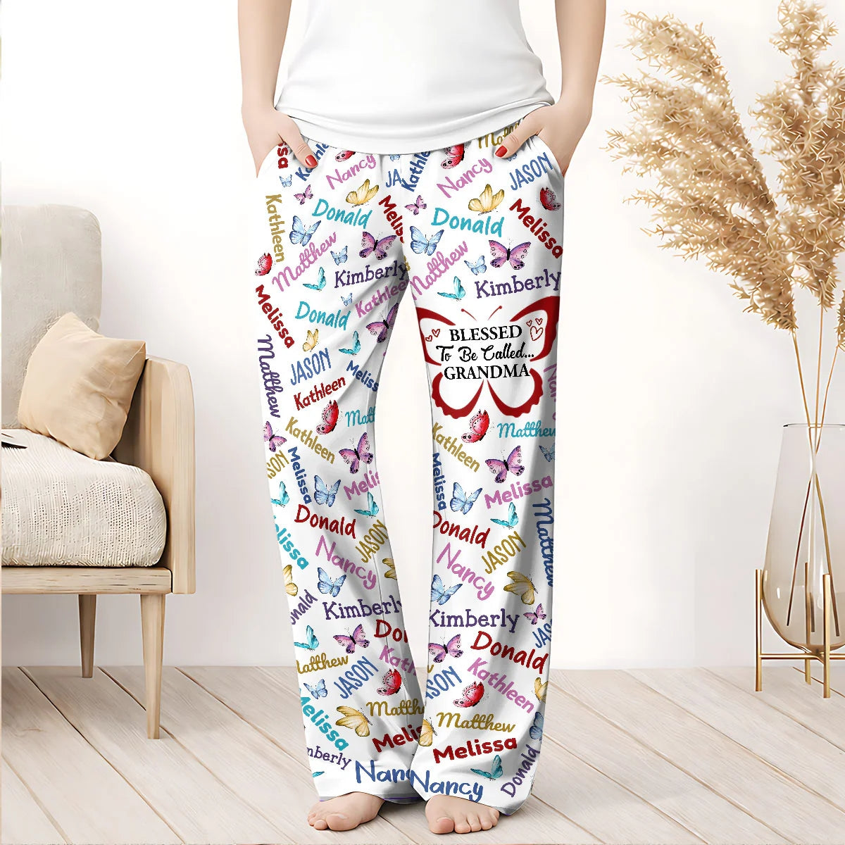 Blessed To Be Called Grandma | Personalized Lounge Pants