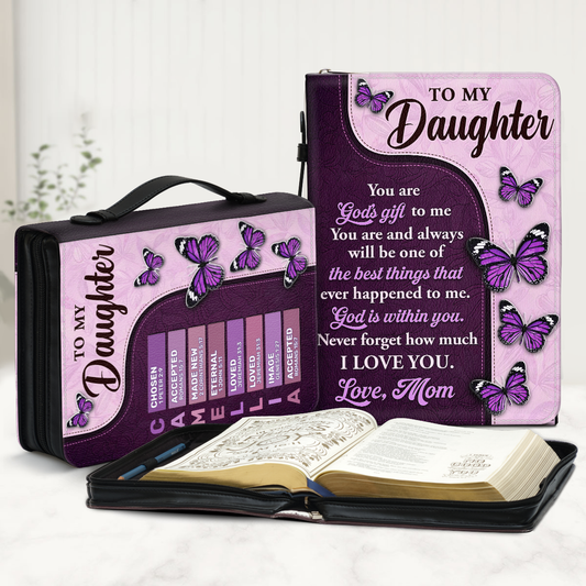 To My Daughter My Granddaughter  | Personalized Bible Cover
