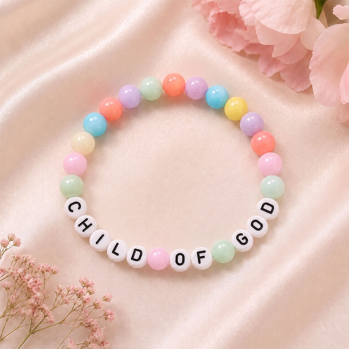 You Are God's Gift To Me | Personalized Bead Bracelet With Gift Box & Card