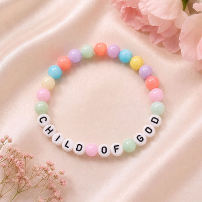 You Are God's Gift To Me | Personalized Bead Bracelet With Gift Box & Card