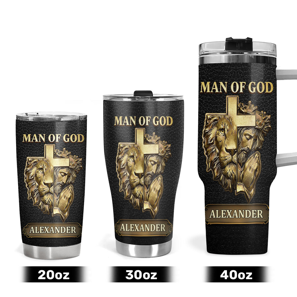 Man Of God | Personalized Stainless Steel Tumbler