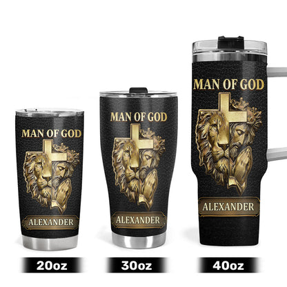 Man Of God | Personalized Stainless Steel Tumbler