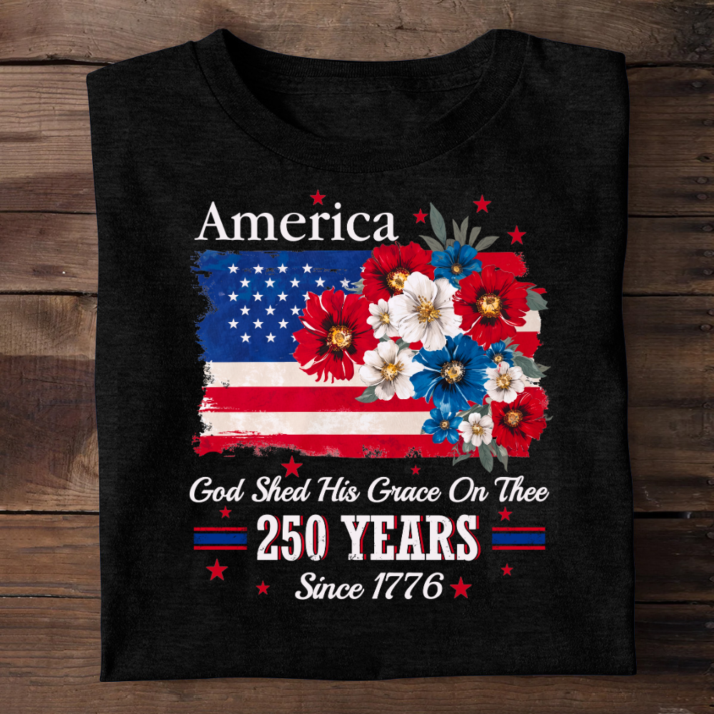 God Shed His Grace On Thee | Personalized 2D Unisex T-shirt