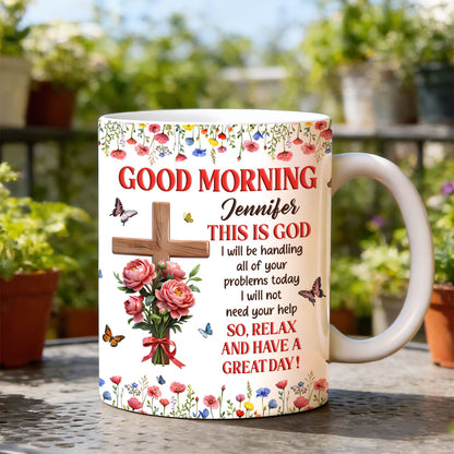 Good Morning This Is God | Personalized Ceramic Coffee Mug
