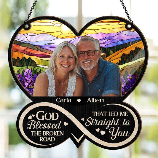 To My Loving | Personalized Suncatcher Ornament JSSUNOPH2373M