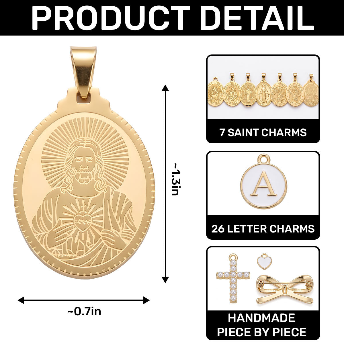 Devotional Charm Pin | Personalized Combo Devotional Charm Pin