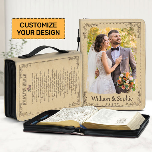 Wedding Hymns | Personalized Bible Cover JSBCHLT1390L