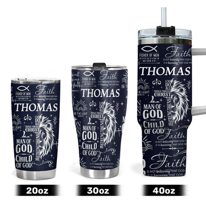 Man Of God | Personalized Stainless Steel Tumbler