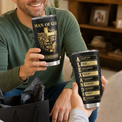 Man Of God | Personalized Stainless Steel Tumbler