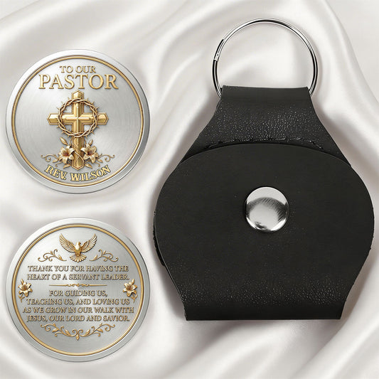To Our Pastor For Having The Heart Of A Servant Leader | Personalized Pocket Hug