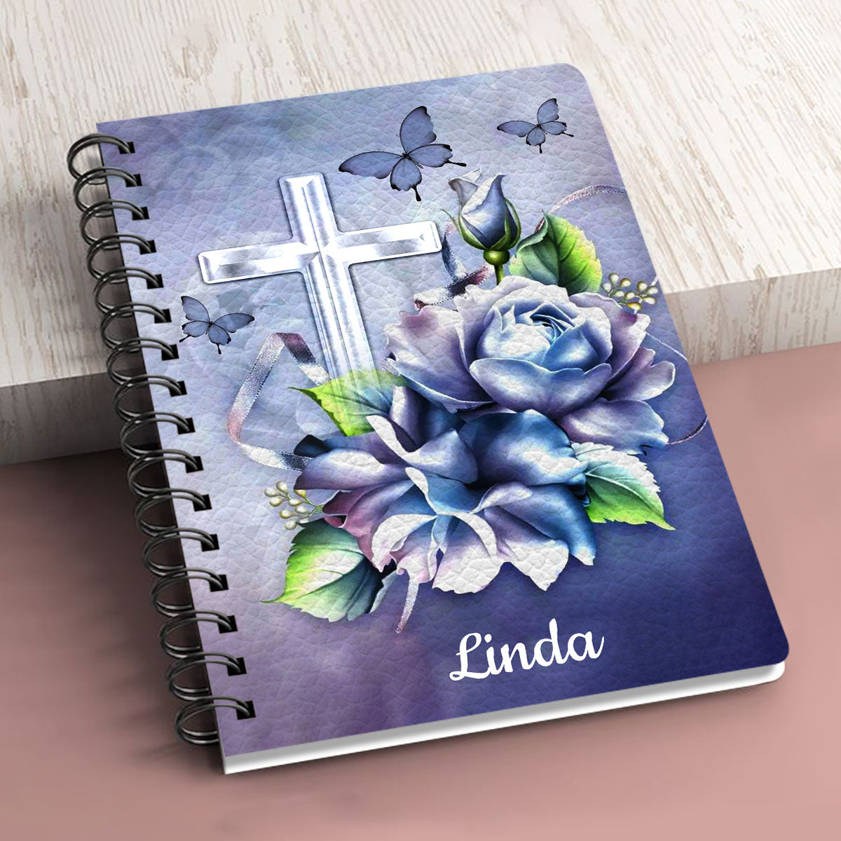 Special Personalized Spiral Journal - Blessed Is She Who Daily Imparts Nurturing Care And Kindness Of Heart NUH327